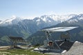 Solar panels at Latschenalm, Gerlos, Austria