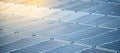 Solar panels in solar power plant Royalty Free Stock Photo