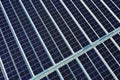 Solar panels on the roof. Solar cell Royalty Free Stock Photo