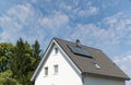 Solar panels on roof Royalty Free Stock Photo