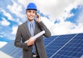 Solar panels Royalty Free Stock Photo