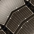 Solar Panels Sun Power Abstract Royalty Free Stock Photo