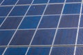 Solar panels on the wall of a multi-storey building. Renewable solar energy Royalty Free Stock Photo