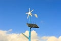 Solar Panel and Wind Turbine