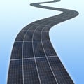 Solar panes highway