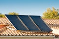Solar pannels Royalty Free Stock Photo