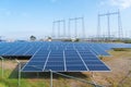 solar park in the netherlands Royalty Free Stock Photo