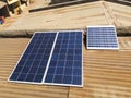 Solar panal on villege house