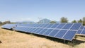 Solar photovoltaic park energy Royalty Free Stock Photo