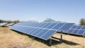 Solar photovoltaic park energy Royalty Free Stock Photo