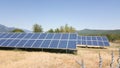 Solar photovoltaic park energy Royalty Free Stock Photo