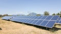 Solar photovoltaic park energy Royalty Free Stock Photo