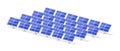 Solar photovoltaic power plant station generator Royalty Free Stock Photo