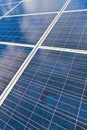 Solar photovoltaics panels Royalty Free Stock Photo