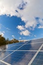 Solar photovoltaics panels Royalty Free Stock Photo
