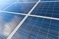 Solar photovoltaics panels Royalty Free Stock Photo