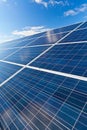 Solar photovoltaics panels Royalty Free Stock Photo