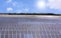 Solar plant Royalty Free Stock Photo