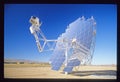 Solar Plant Construction in California Mojave Desert