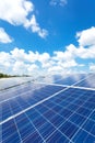 Solar power for electric renewable energy from the sun Royalty Free Stock Photo