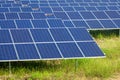 Solar power for electric renewable energy from the sun Royalty Free Stock Photo