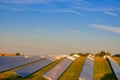 solar power farm.Solar panels field.alternative energy from nature.solar power technology. Alternative energy sources