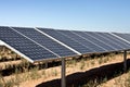 Solar power panel energy farm Royalty Free Stock Photo