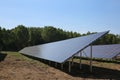 Solar power panel energy farm Royalty Free Stock Photo