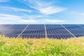 Solar power panels ,Photovoltaic modules for innovation green en Royalty Free Stock Photo