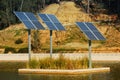 Solar power plant. Royalty Free Stock Photo