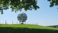 Solar power plant at hydrogen in the Pratolino public park - Florence - Italy