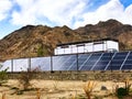 Solar power plant installed at high altitude - Laddakh, India