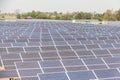 Solar power plant under construction in thailand Royalty Free Stock Photo
