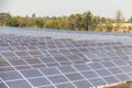 Solar power plant under construction in thailand Royalty Free Stock Photo