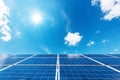 Solar power station Royalty Free Stock Photo