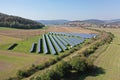 Solar Power Station Fotovoltaic station on the field in Europe