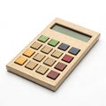 Solar powered calculator from recycled materials Royalty Free Stock Photo