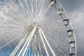 The solar-powered Ferris wheel at the Colmar Christmas market in 2022