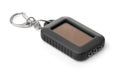 Solar powered LED keychain flashlight Royalty Free Stock Photo