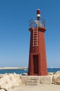 Solar powered lighthouse Royalty Free Stock Photo