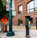 Toronto paid parking station