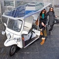 Solar powered tuc tuc