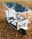 Solar powered tuc tuc