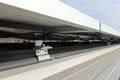 Solar Rooftop Beneath PV Panel Installation View