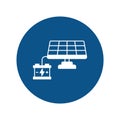 Solar setup Vector Icon which can easily modify or edit.