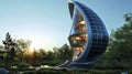 Solar Spire Futuristic Home