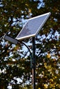 Solar street lamp Royalty Free Stock Photo