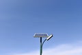 Solar street lamp Royalty Free Stock Photo