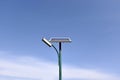 Solar street lamp Royalty Free Stock Photo