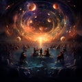 Solar Symphony - An orchestra of celestial bodies producing ethereal music